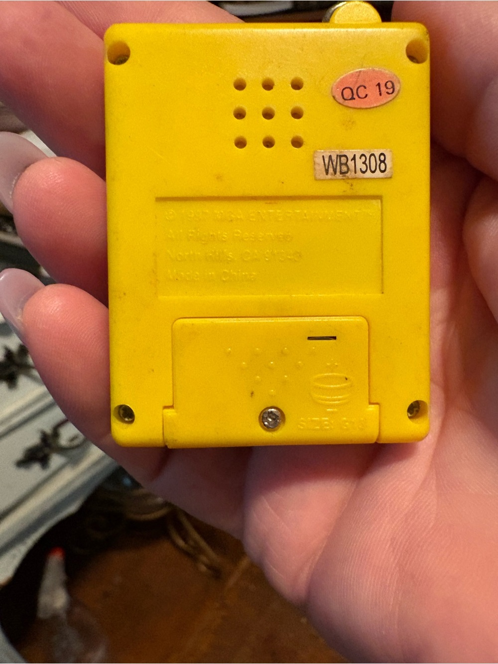 Missile Command Handheld Game - Yellow with Red Controls - Picture 4 of 5